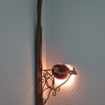 Wandlampe aus Treibholz